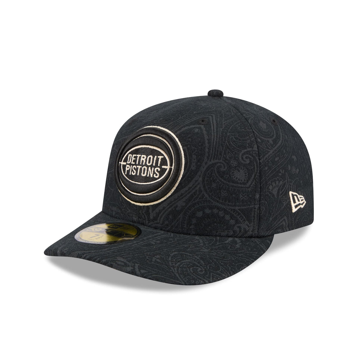 Detroit Pistons Three Looms Brushed Cotton 59FIFTY Fitted Hat