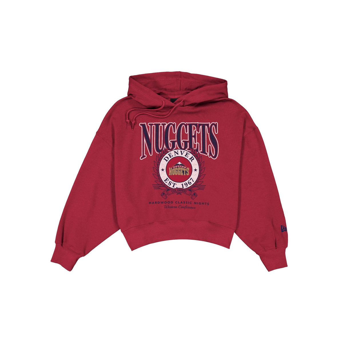 Denver Nuggets Women's Boxy Laurel Hoodie
