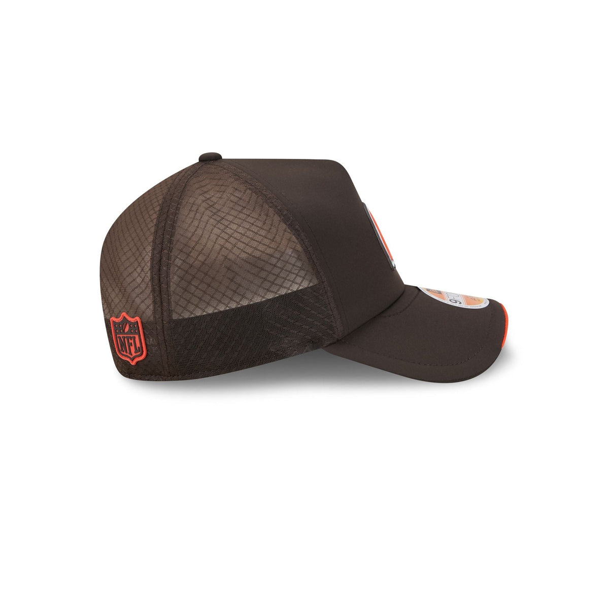 Cleveland Browns 2026 Sideline 9FORTY APEX Trucker Hat