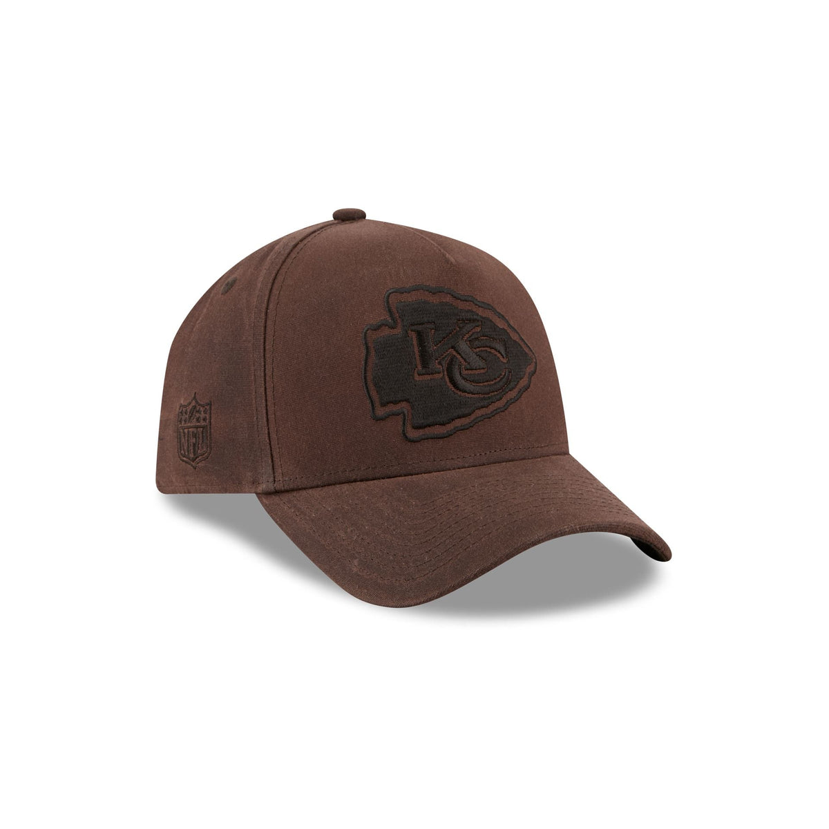Kansas City Chiefs Waxed Canvas Brown 59FORTY A-Frame Fitted Hat