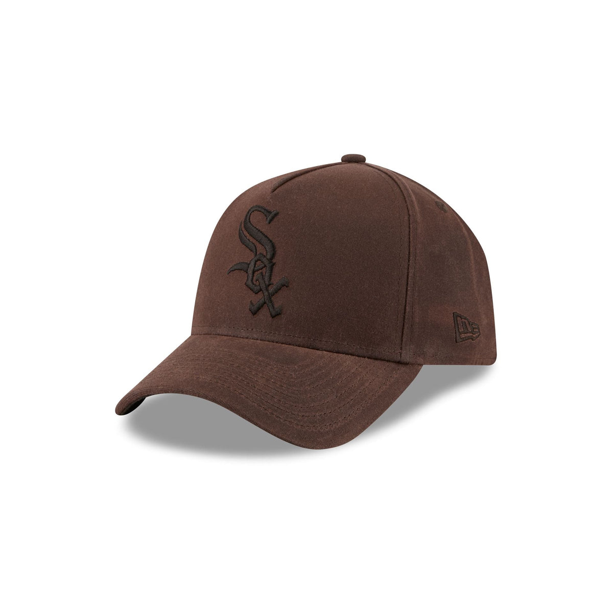Chicago White Sox Waxed Canvas Brown 59FORTY A-Frame Fitted Hat