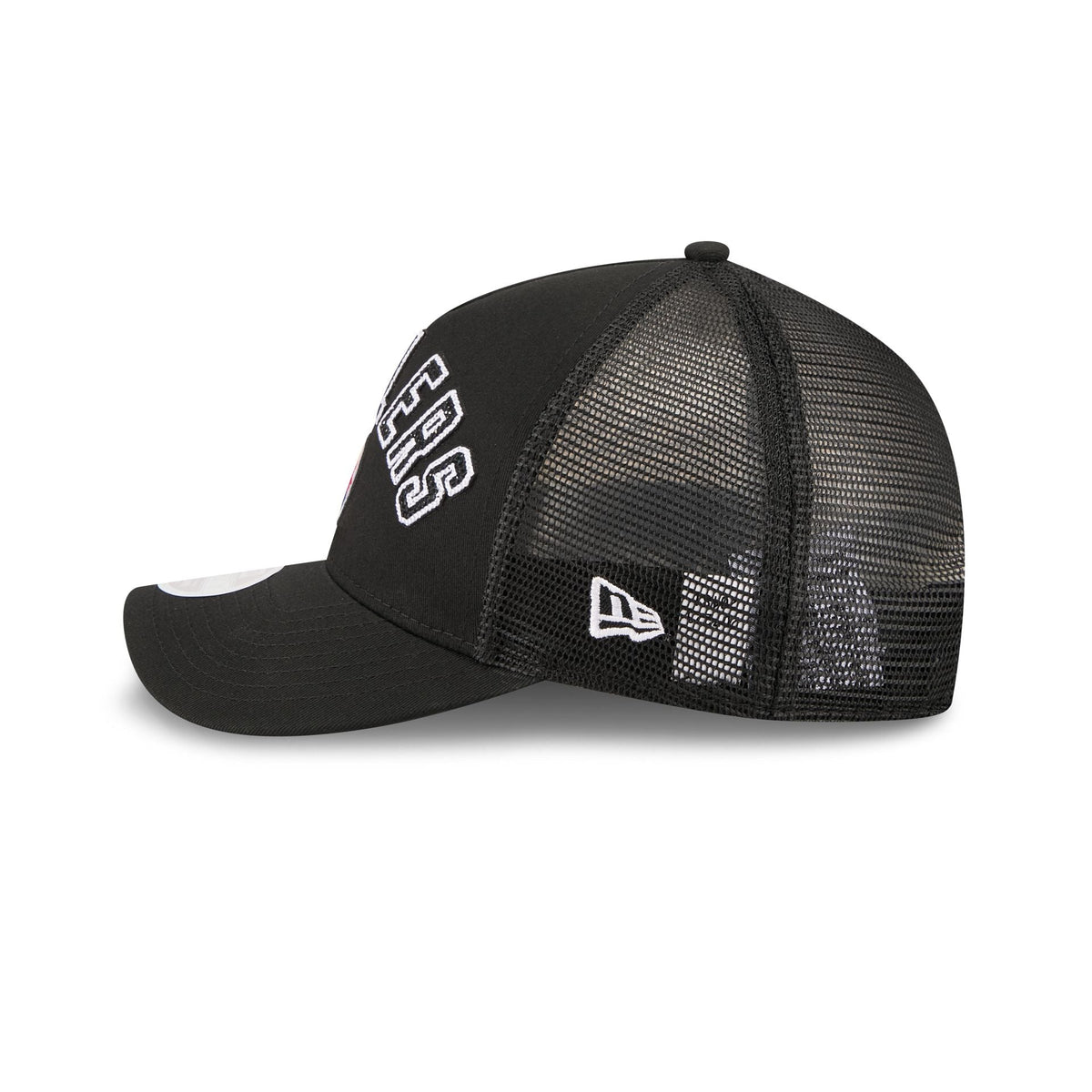 Pittsburgh Steelers Sequin Wordmark Women's 9FORTY M-Crown A-Frame Trucker Hat