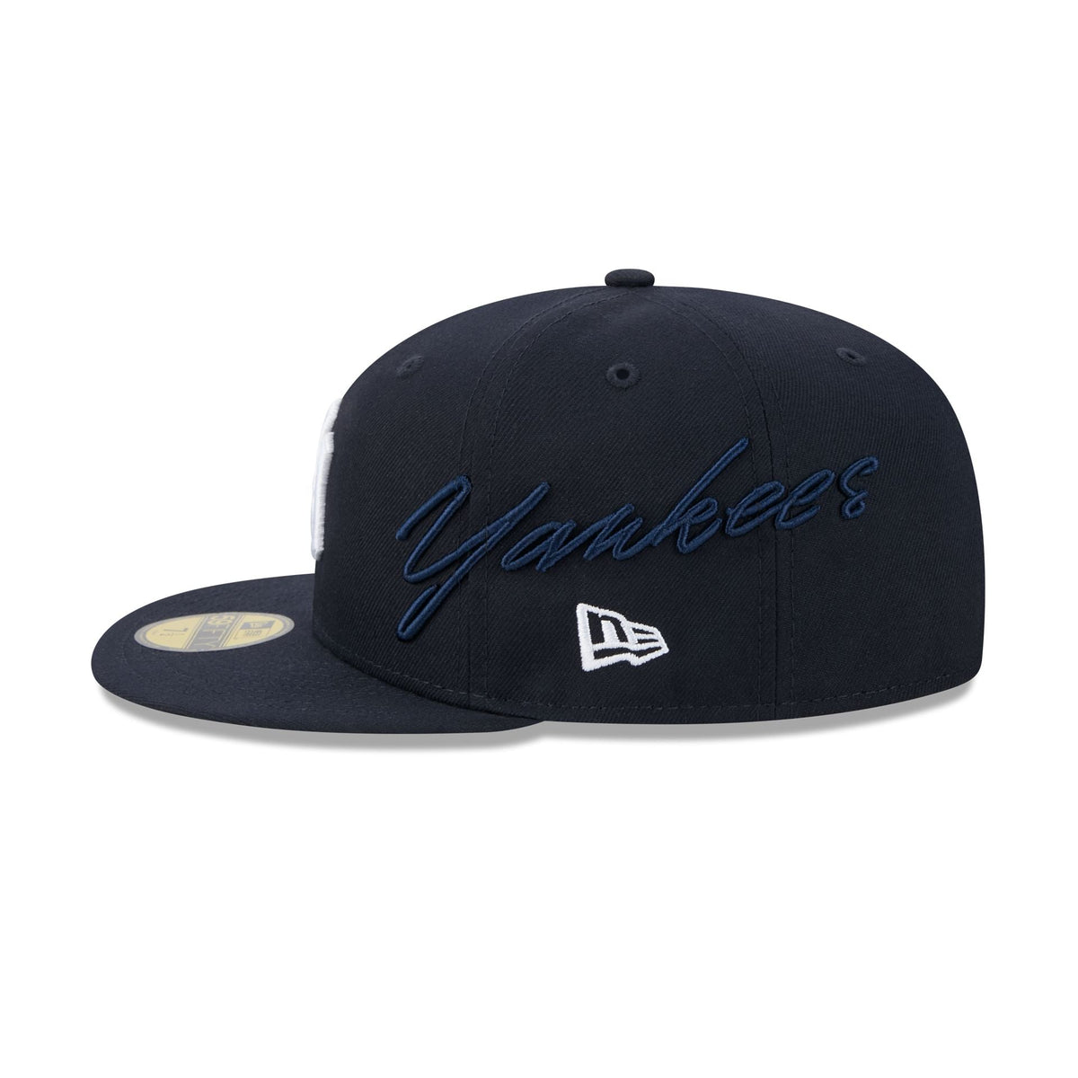 New York Yankees Side Script 59FIFTY Fitted Hat