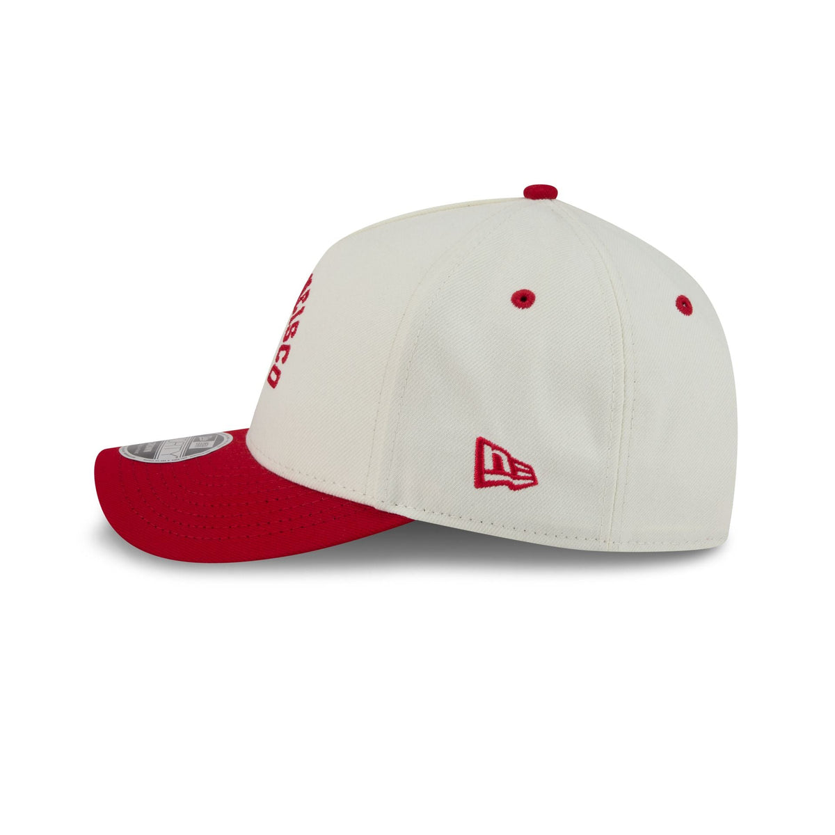 San Francisco 49ers Arched Graphic Chrome White 9FORTY M-Crown A-Frame Snapback Hat