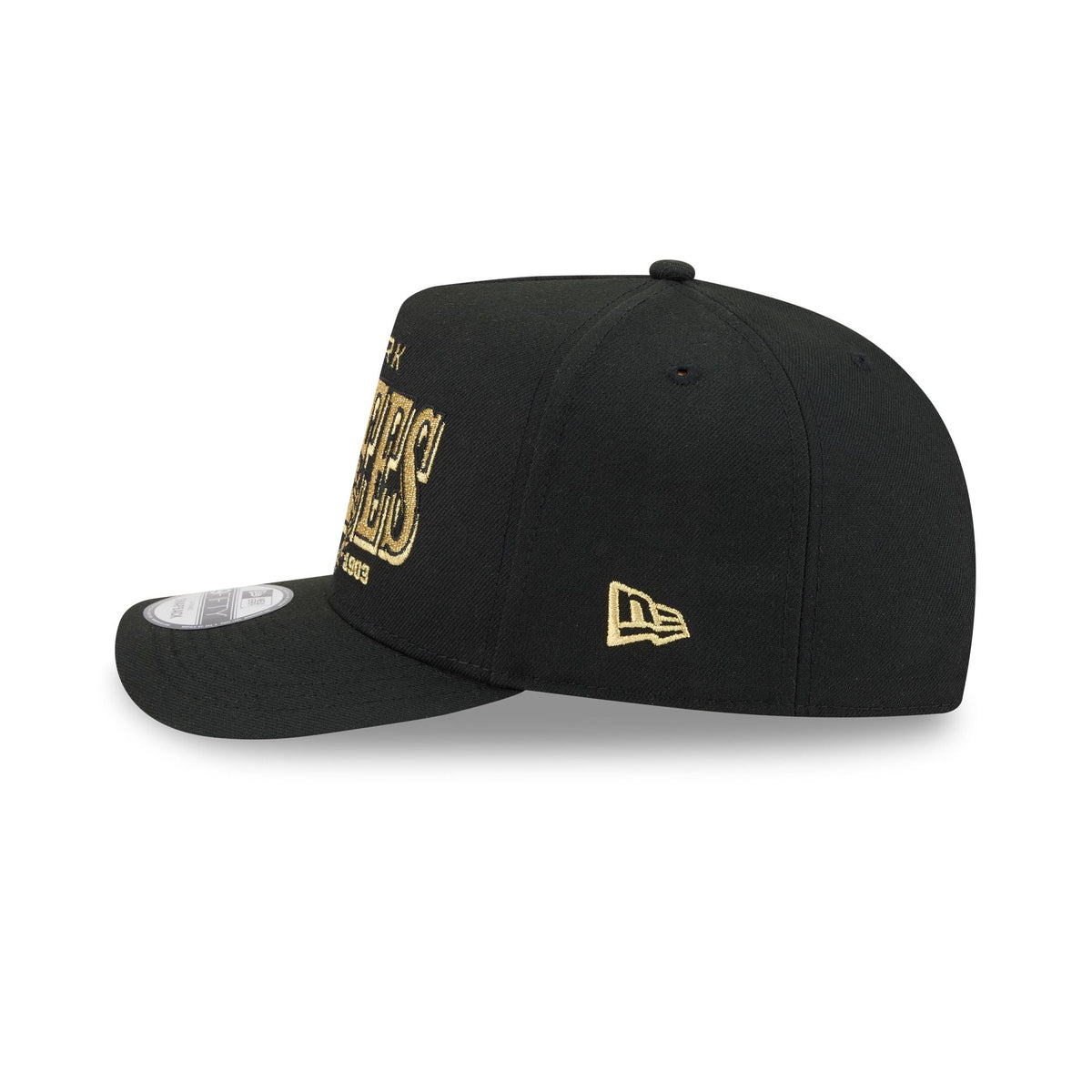New York Yankees Gold Laurel Black 9FIFTY A-Frame Snapback Hat