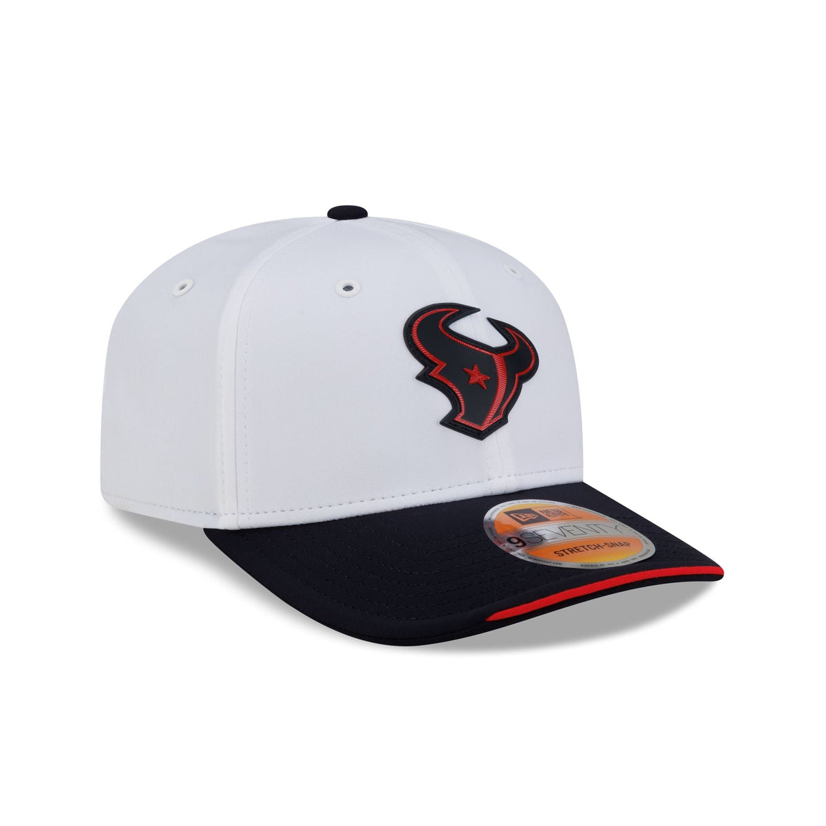 Houston Texans 2026 Sideline White 9SEVENTY Stretch-Snap Hat