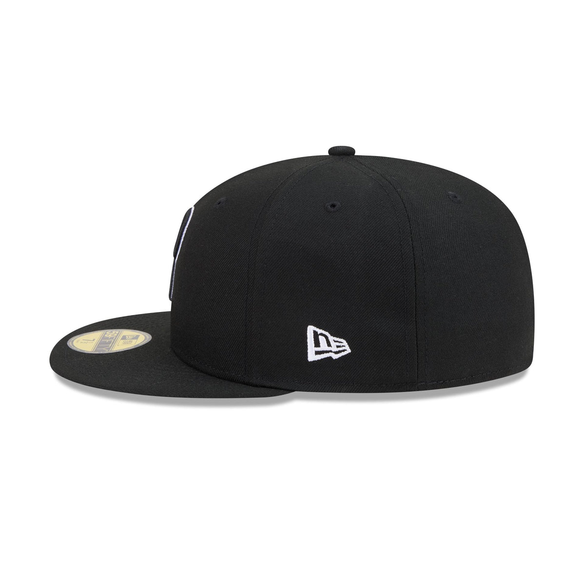 Philadelphia Phillies Black and White Basic 59FIFTY Fitted Hat