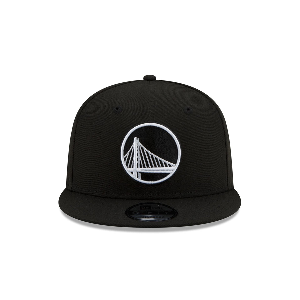 Golden State Warriors Basic Black & White 9FIFTY Snapback Hat