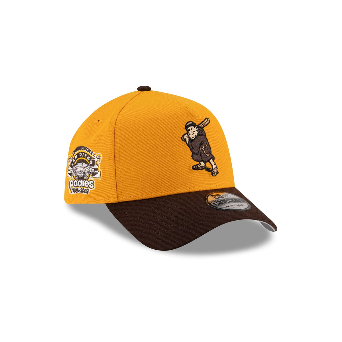 San Diego Padres Mascot Yellow 9FORTY A-Frame Snapback Hat