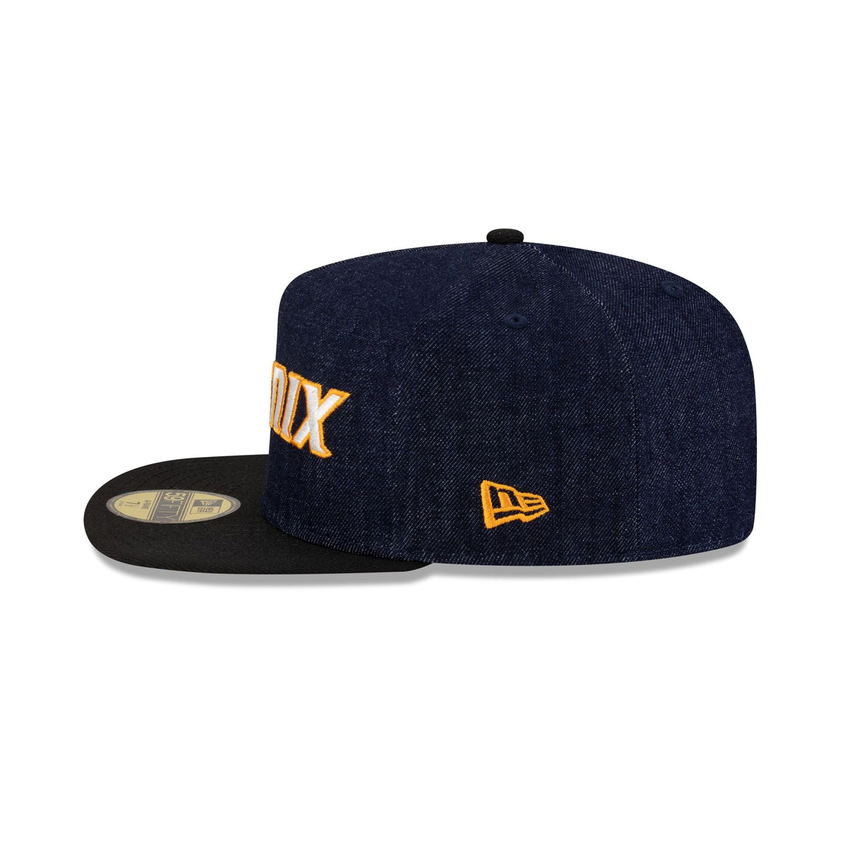 Phoenix Suns Navy Denim 59FIFTY A-Frame Fitted Hat