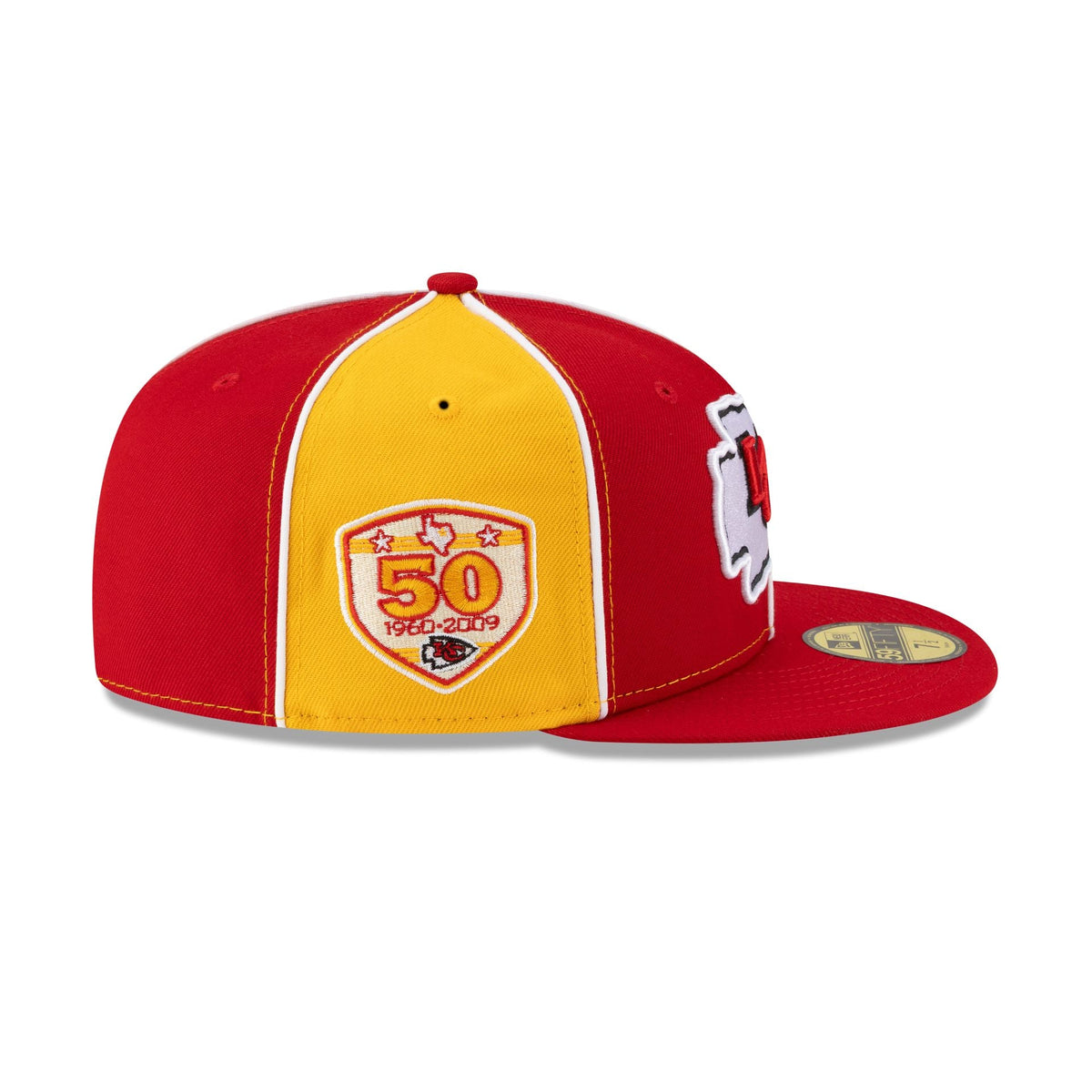 Kansas City Chiefs Two-Tone Pinwheel 59FIFTY Fitted Hat