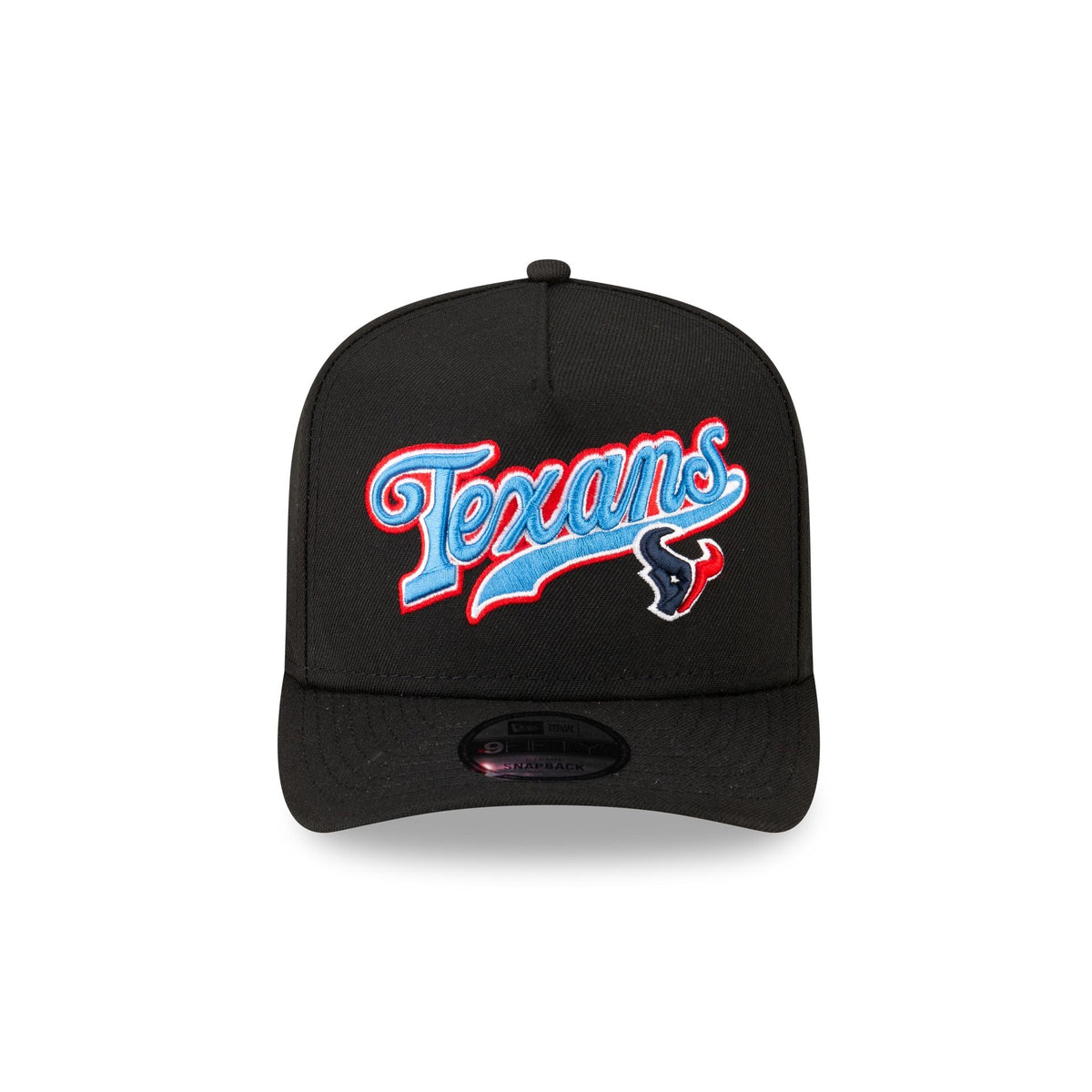 Born x Raised x Houston Texans Script Black 9FIFTY A-Frame Snapback Hat