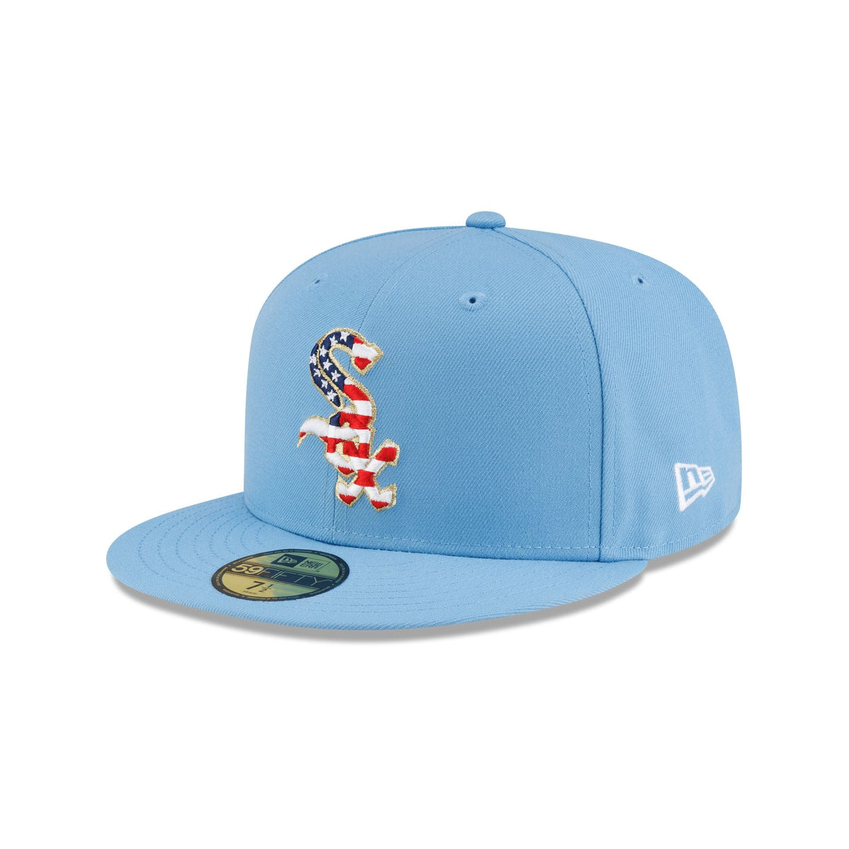 Chicago White Sox Red. White & Blue 59FIFTY Fitted Hat