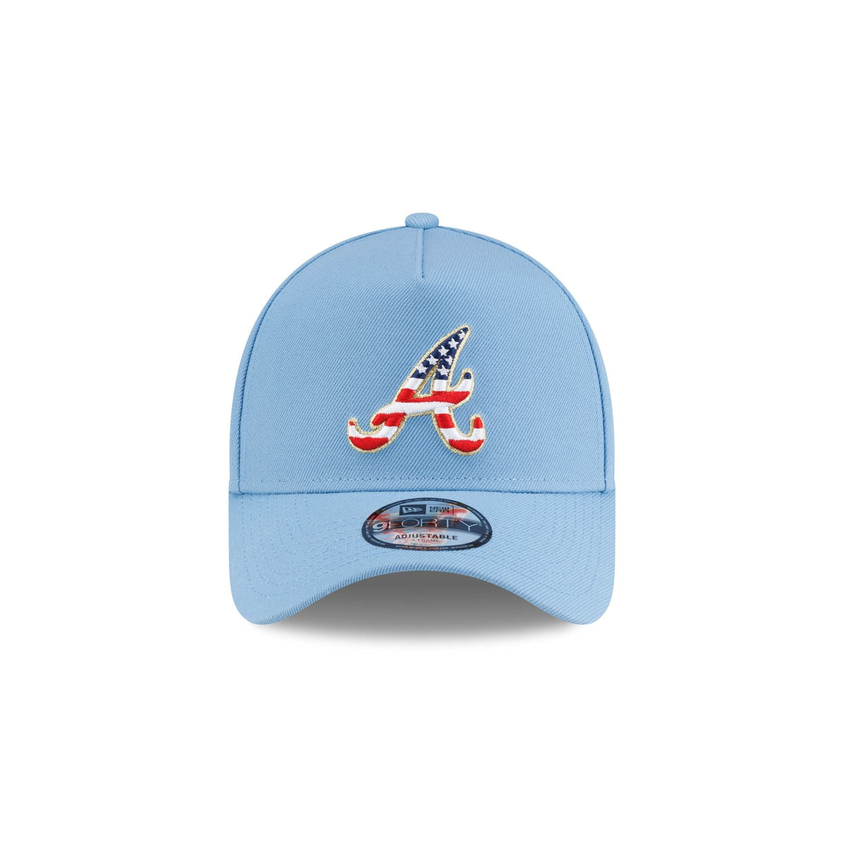 Atlanta Braves Red. White & Blue 9FORTY A-Frame Snapback Hat
