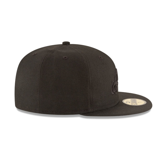 Philadelphia Eagles Black On Black 59FIFTY Fitted Hat