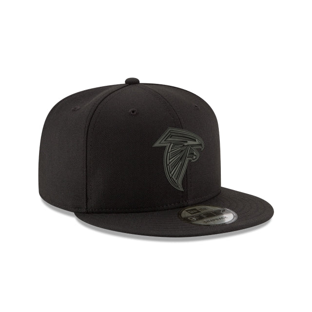 Atlanta Falcons Black On Black 9FIFTY Snapback Hat