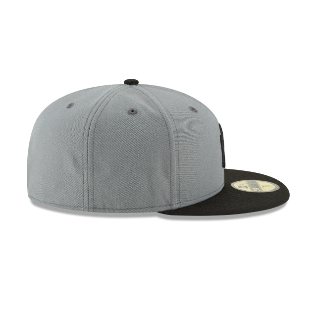 New York Yankees Storm Gray Basic 59FIFTY Fitted Hat