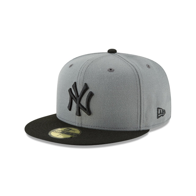 New York Yankees Storm Gray Basic 59FIFTY Fitted Hat