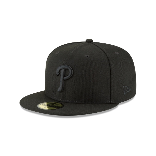 Philadelphia Phillies Blackout Basic 59FIFTY Fitted Hat