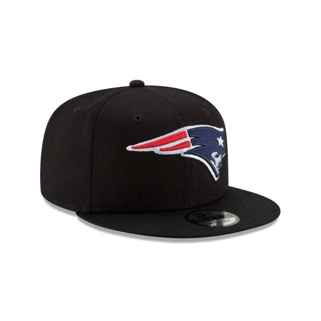 New England Patriots Black 9FIFTY Snapback Hat