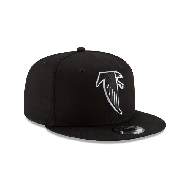 Atlanta Falcons Black & White 9FIFTY Snapback Hat
