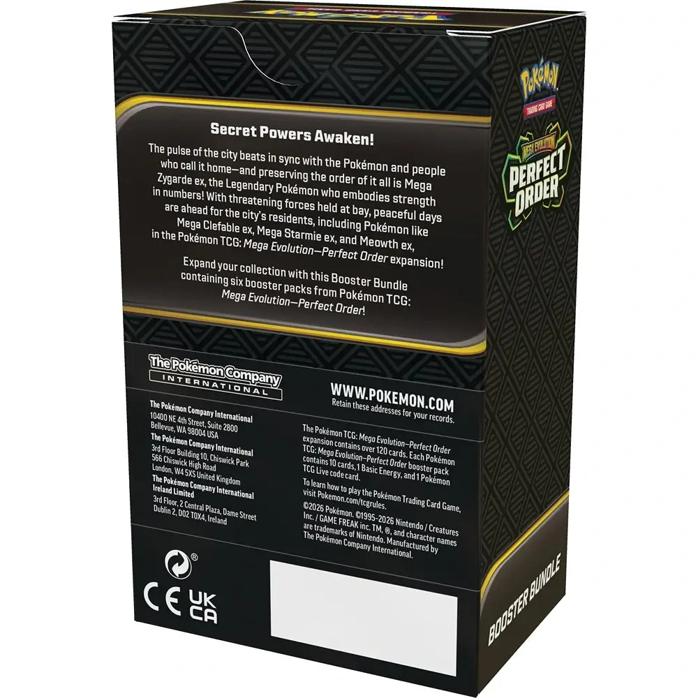 🔥2026 Christmas Gift🎄: Mega Evolution - Perfect Order Booster Bundle