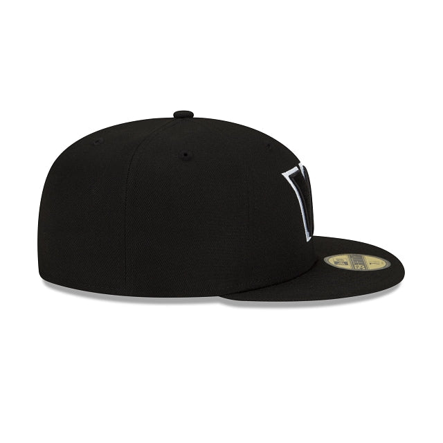 Washington Commanders Black and White 59FIFTY Fitted Hat
