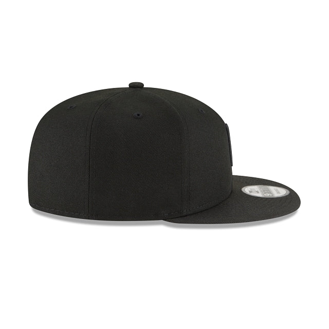 Cleveland Guardians Blackout Basic 9FIFTY Snapback Hat